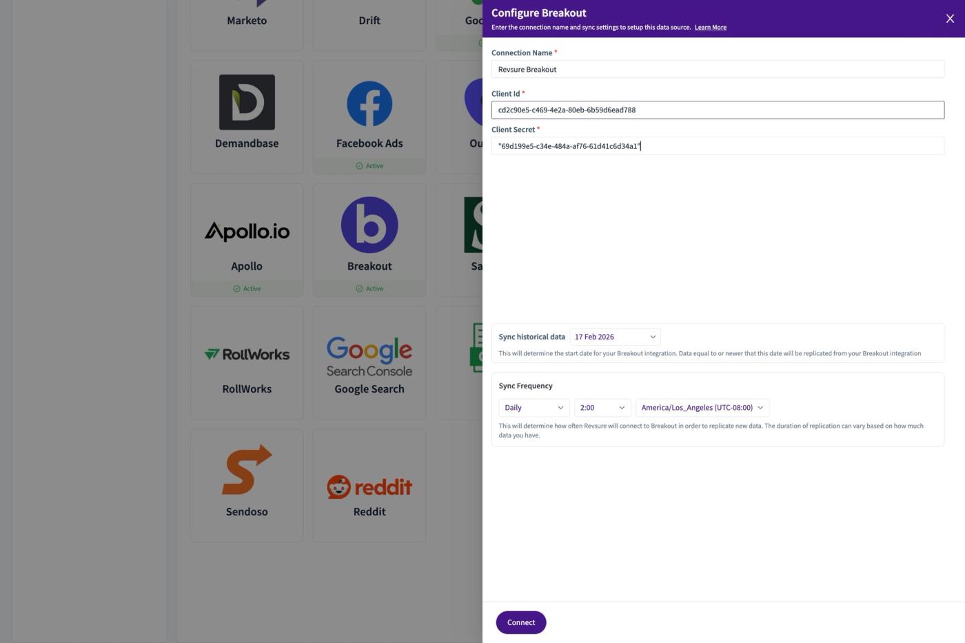 RevSure Breakout Integration Implementation Guide (figure 7)