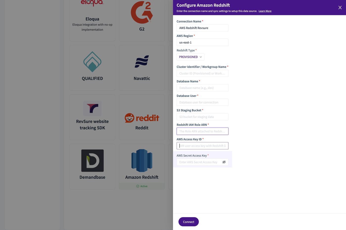 Revsure Redshift Integration Implementation Guide (figure 14)
