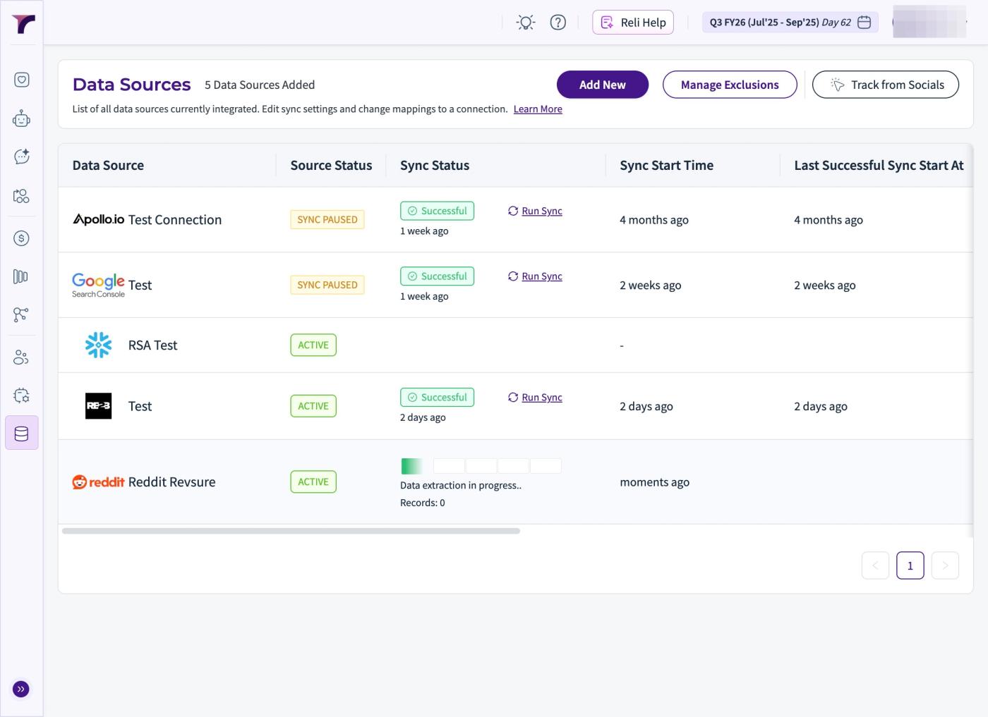 How to Add Reddit Data Source to RevSure (figure 18)