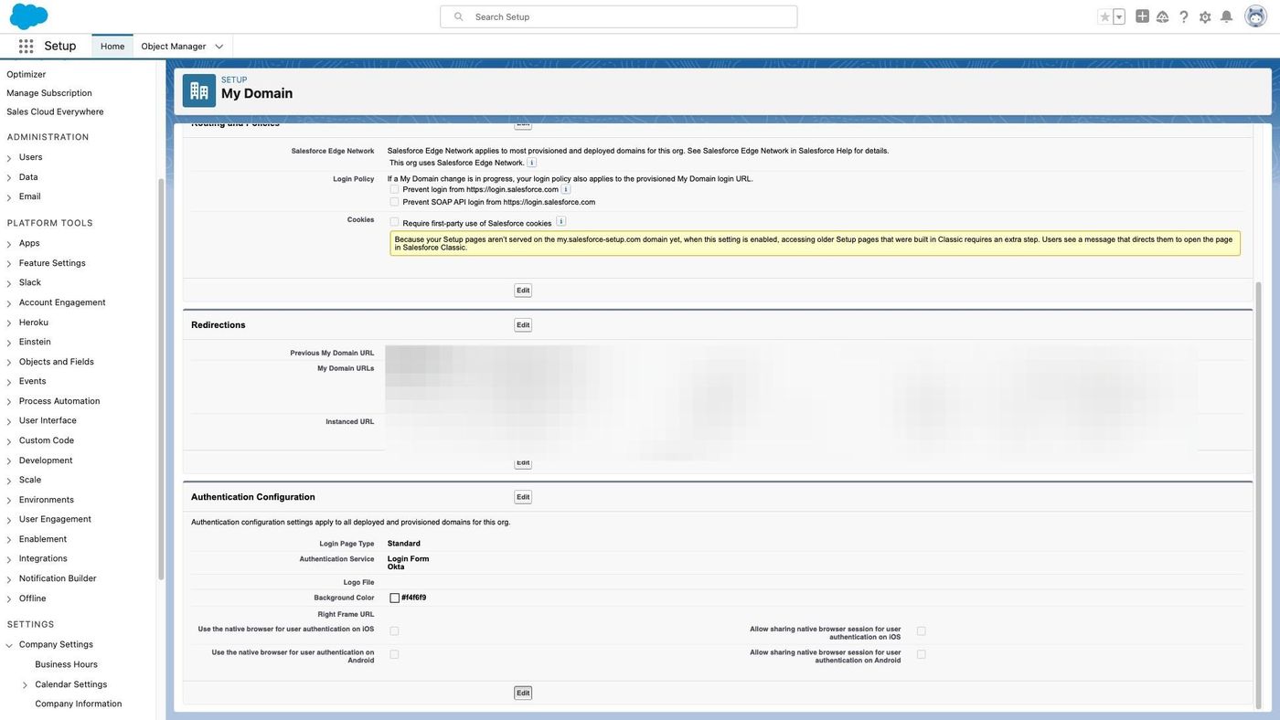 How to configure "Login with SSO" in Salesforce (figure 5)