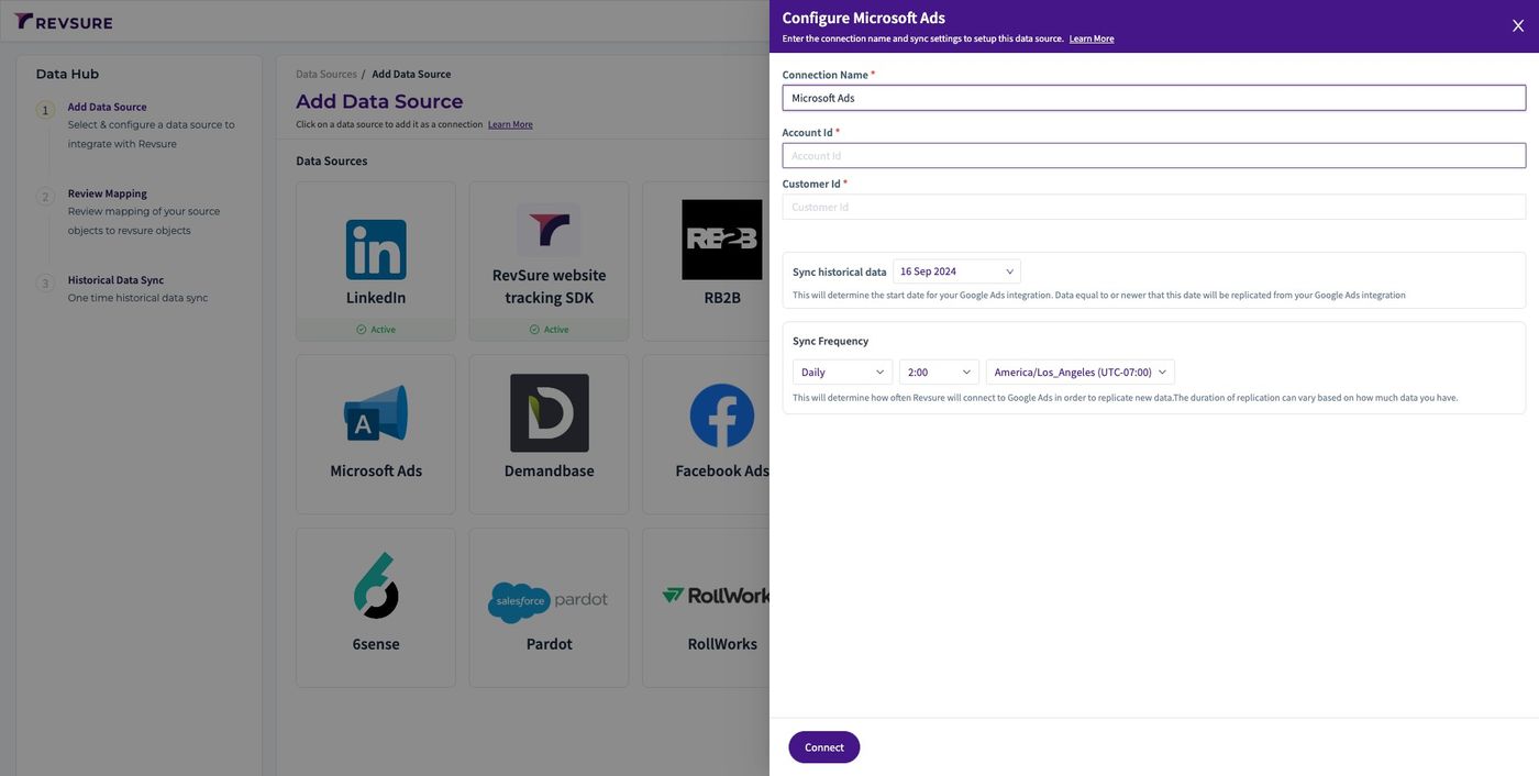 RevSure Microsoft Ads Integration Implementation Guide (figure 3)