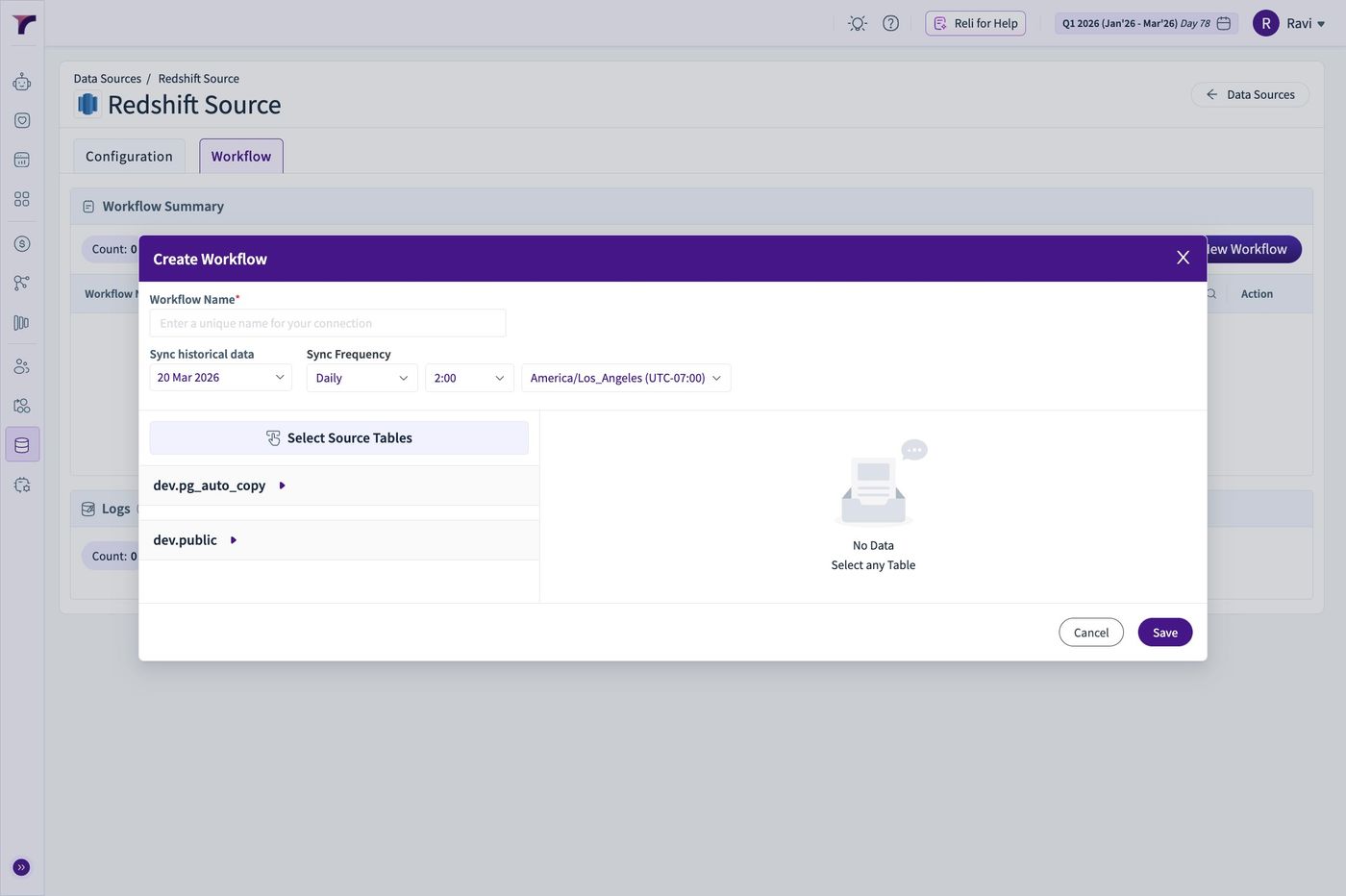 Revsure Redshift Integration Implementation Guide (figure 20)