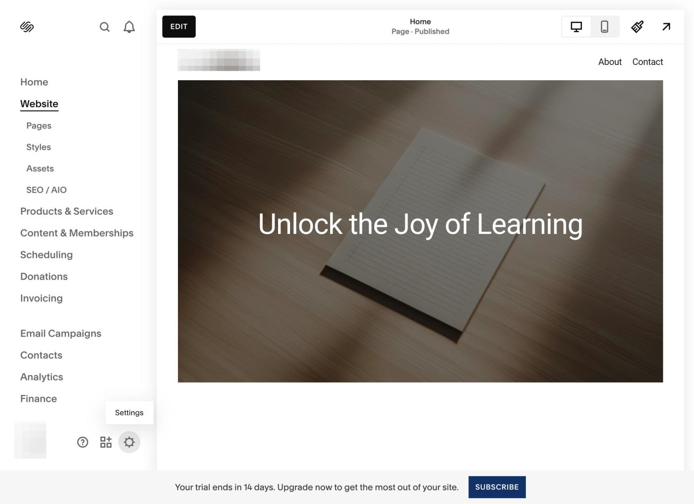 How to Add RevSure First Party Pixel into your SquareSpace Website (figure 2)