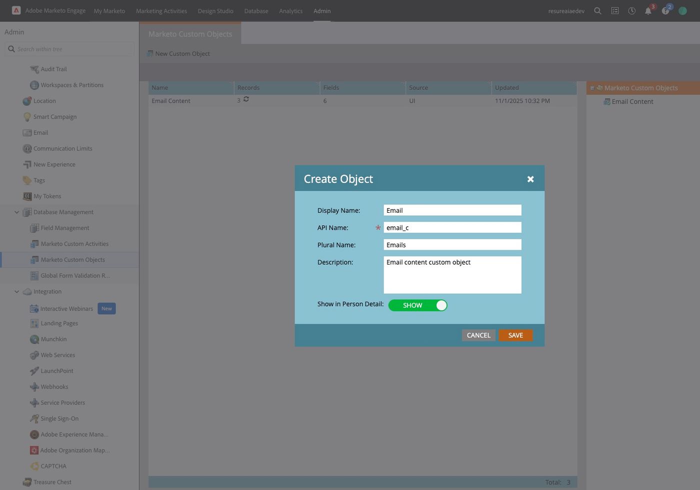 Configure Marketo Integration for Agent Writeback (figure 54)