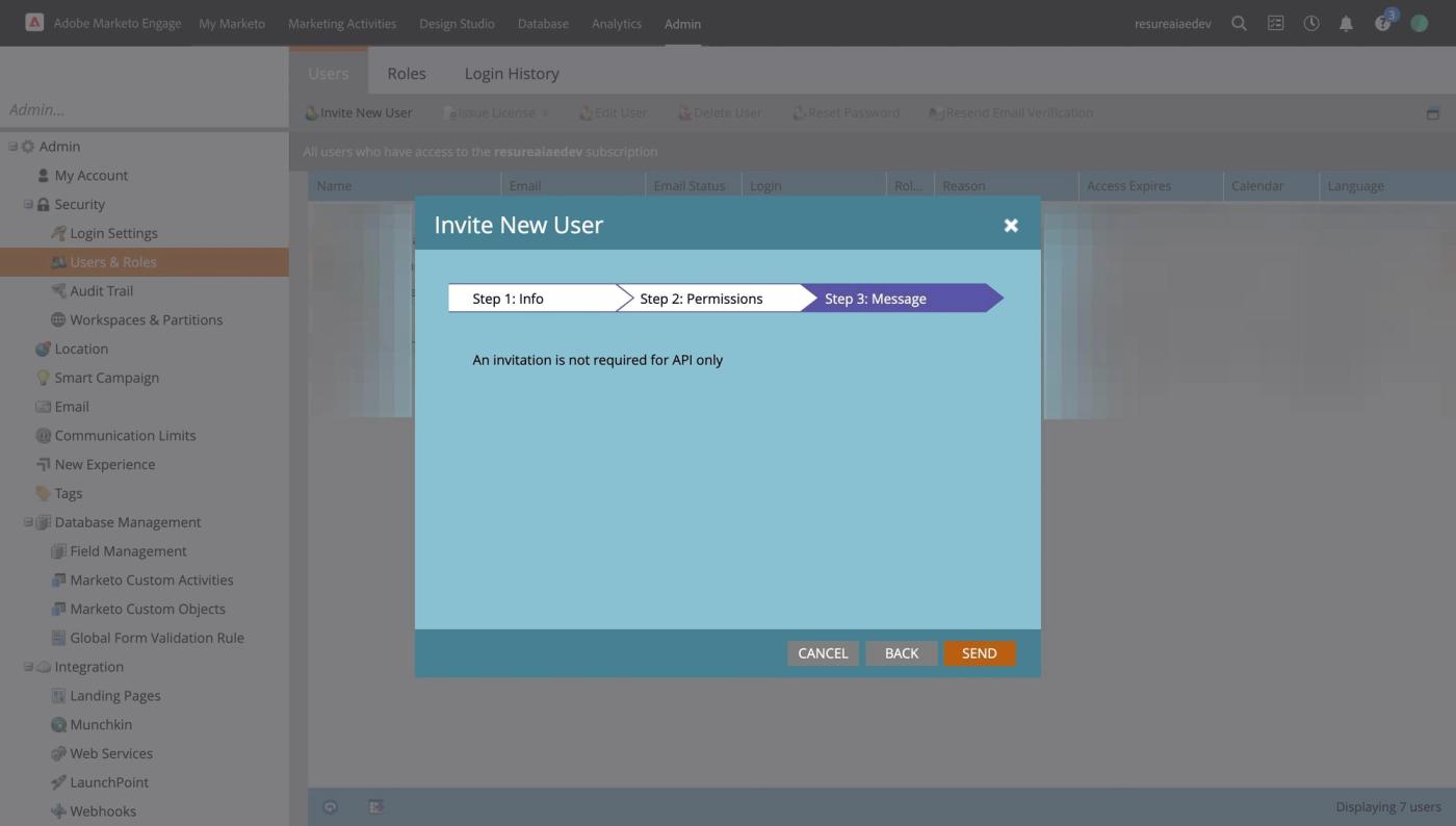 RevSure Marketo Integration Implementation Guide (figure 28)