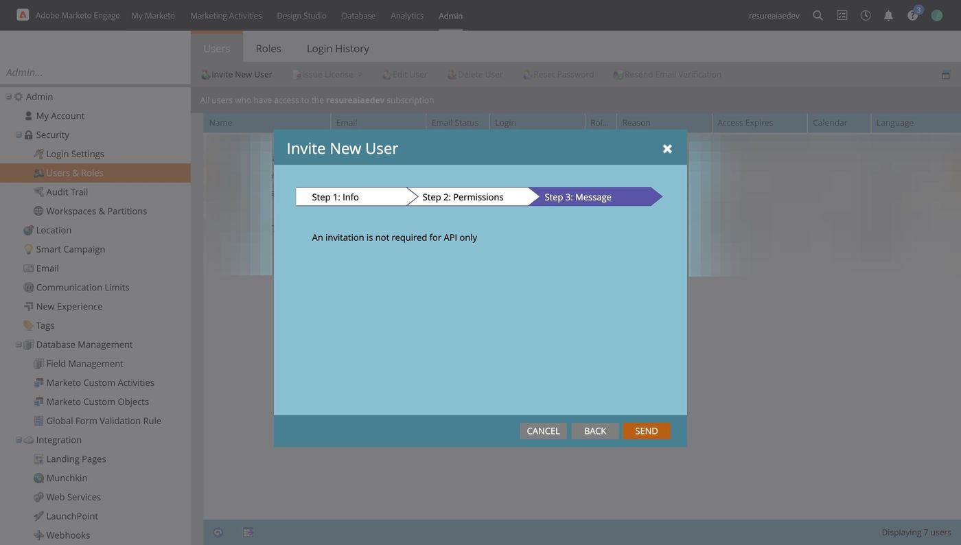 RevSure Marketo Integration Implementation Guide (figure 28)