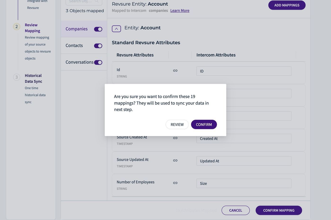 Revsure Intercom Integration Implementation Guide (figure 13)