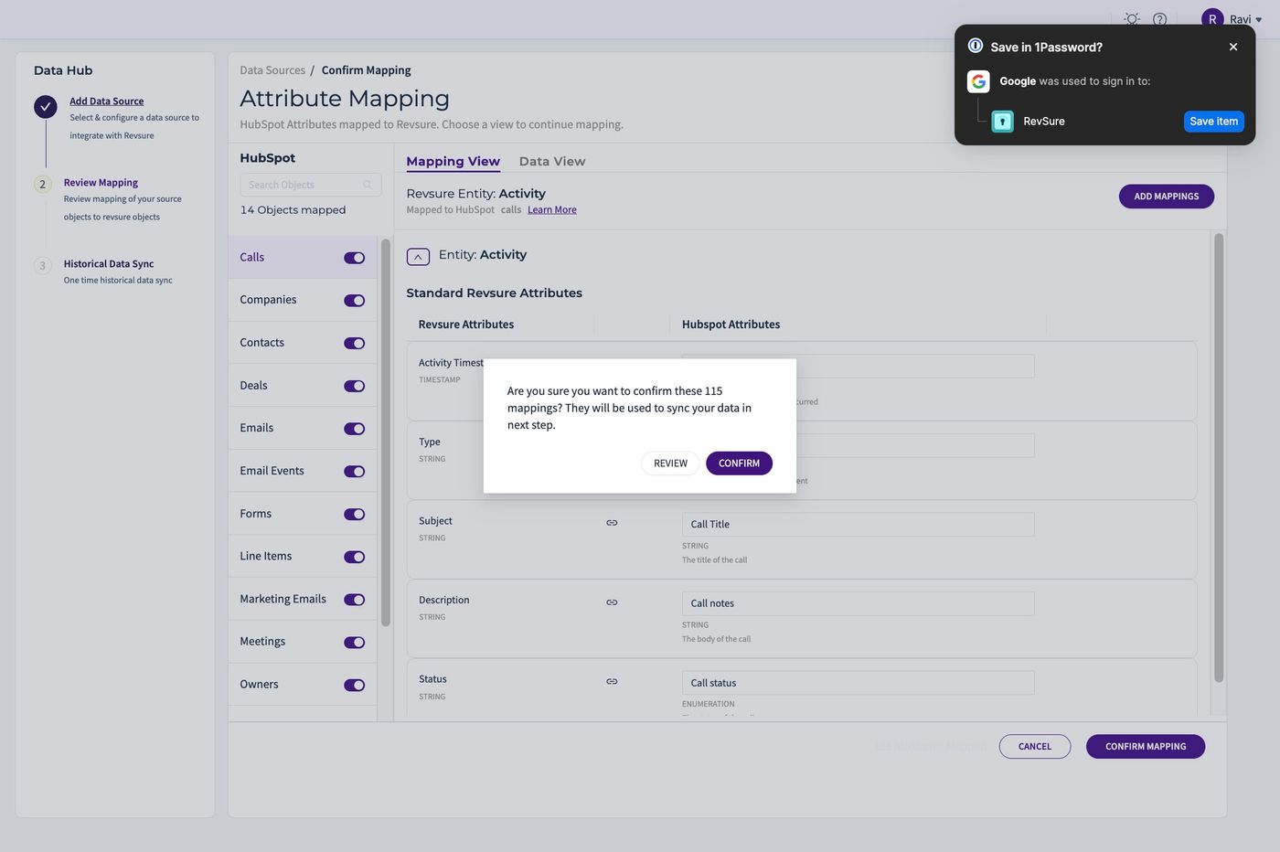RevSure Hubspot Integration Implementation Guide (figure 11)