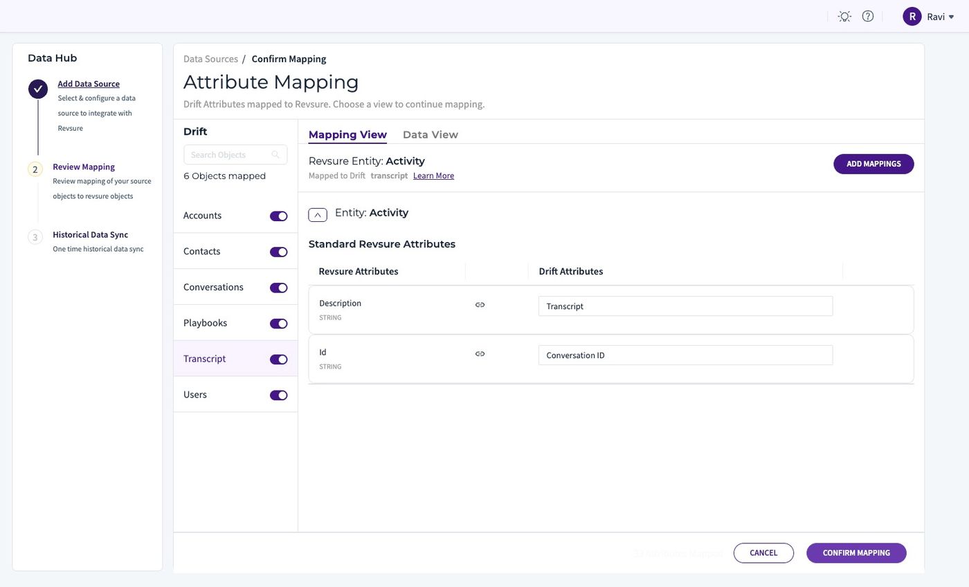RevSure Drift Integration Implementation Guide (figure 11)