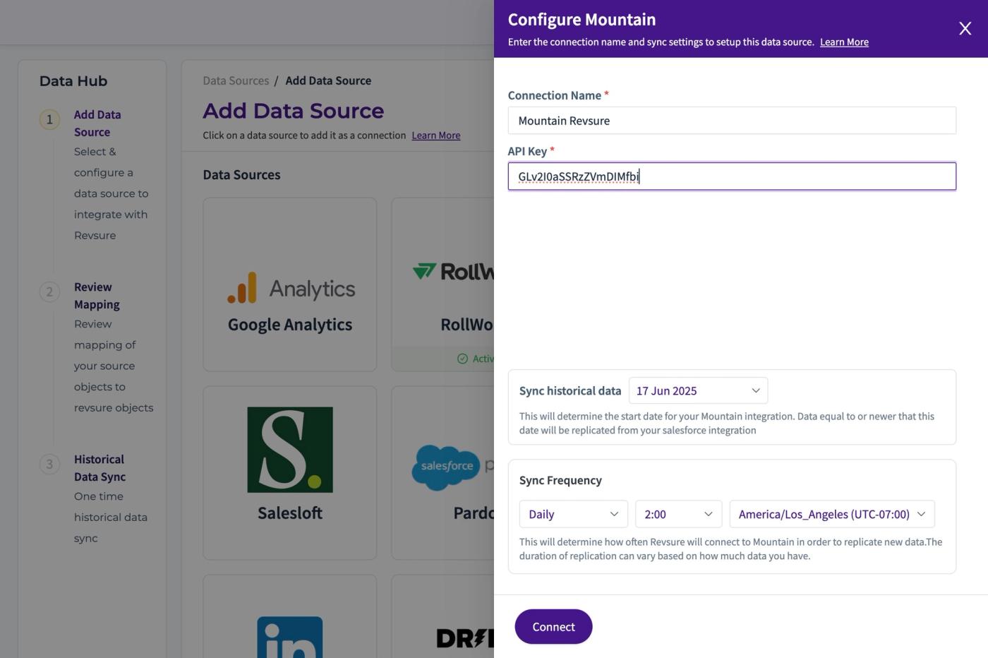 RevSure Mountain Integration Implementation Guide (figure 11)