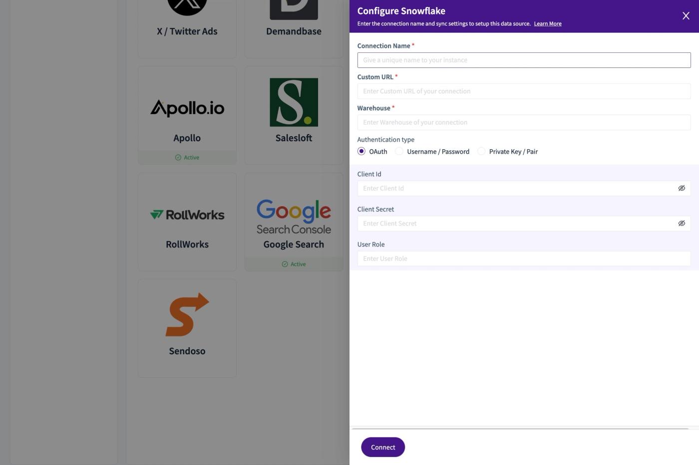 Revsure Snowflake Integration Implementation Guide : RSA Private Key Auth (figure 5)