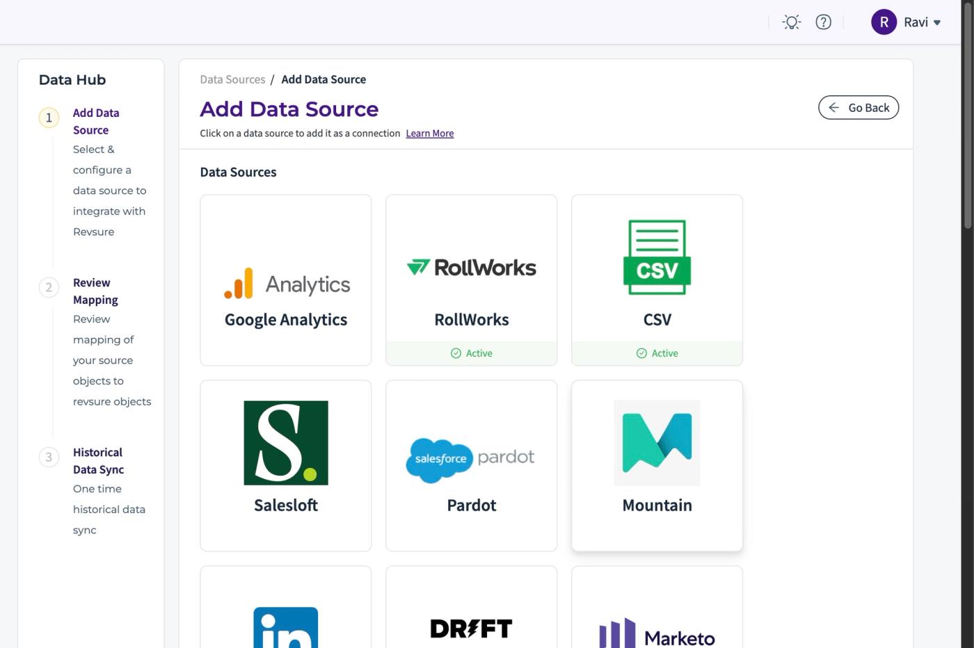 RevSure Mountain Integration Implementation Guide (figure 4)