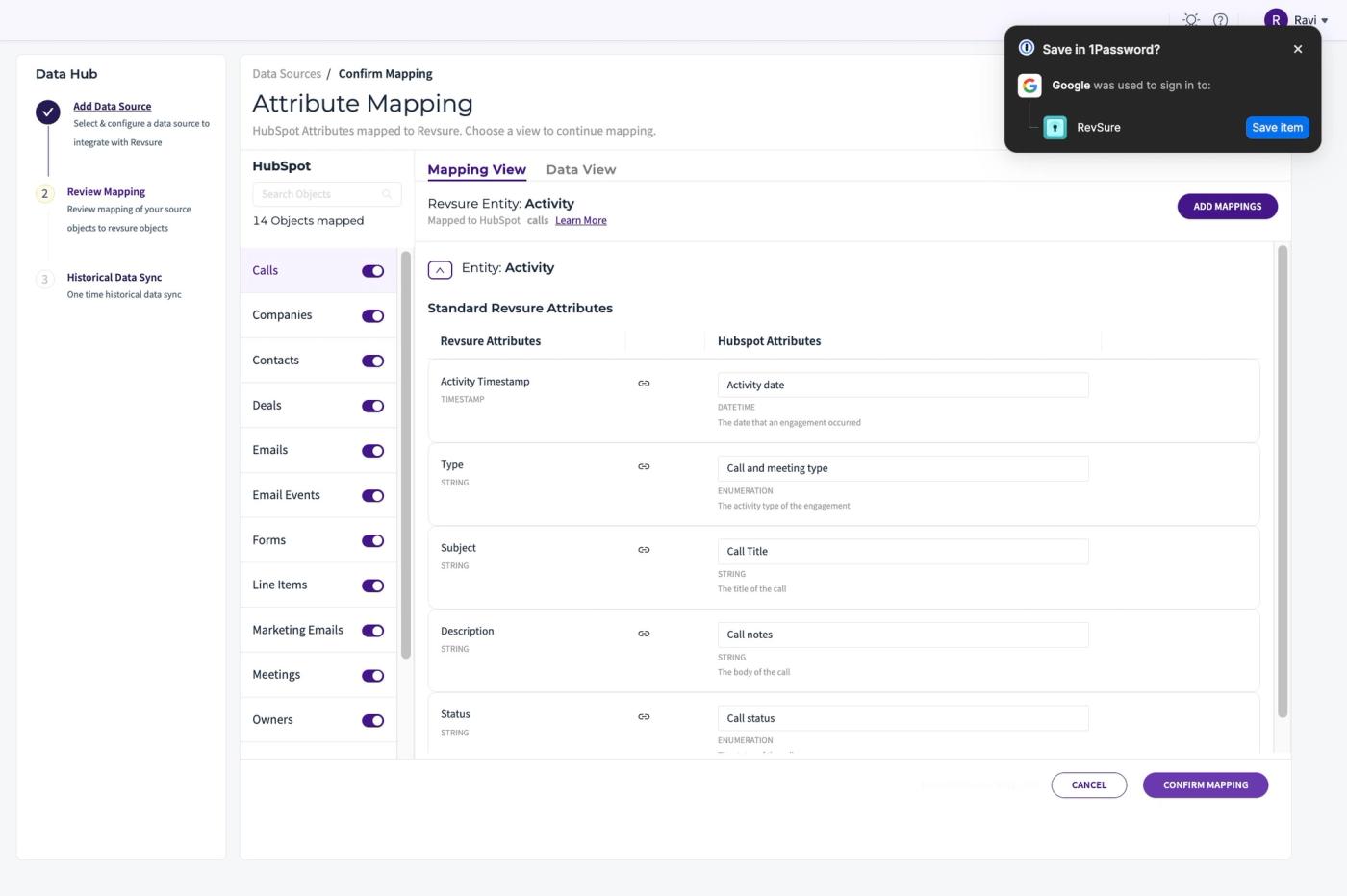 RevSure Hubspot Integration Implementation Guide (figure 10)