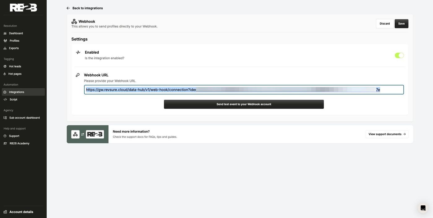 RevSure RB2B Integration Implementation Guide (figure 14)