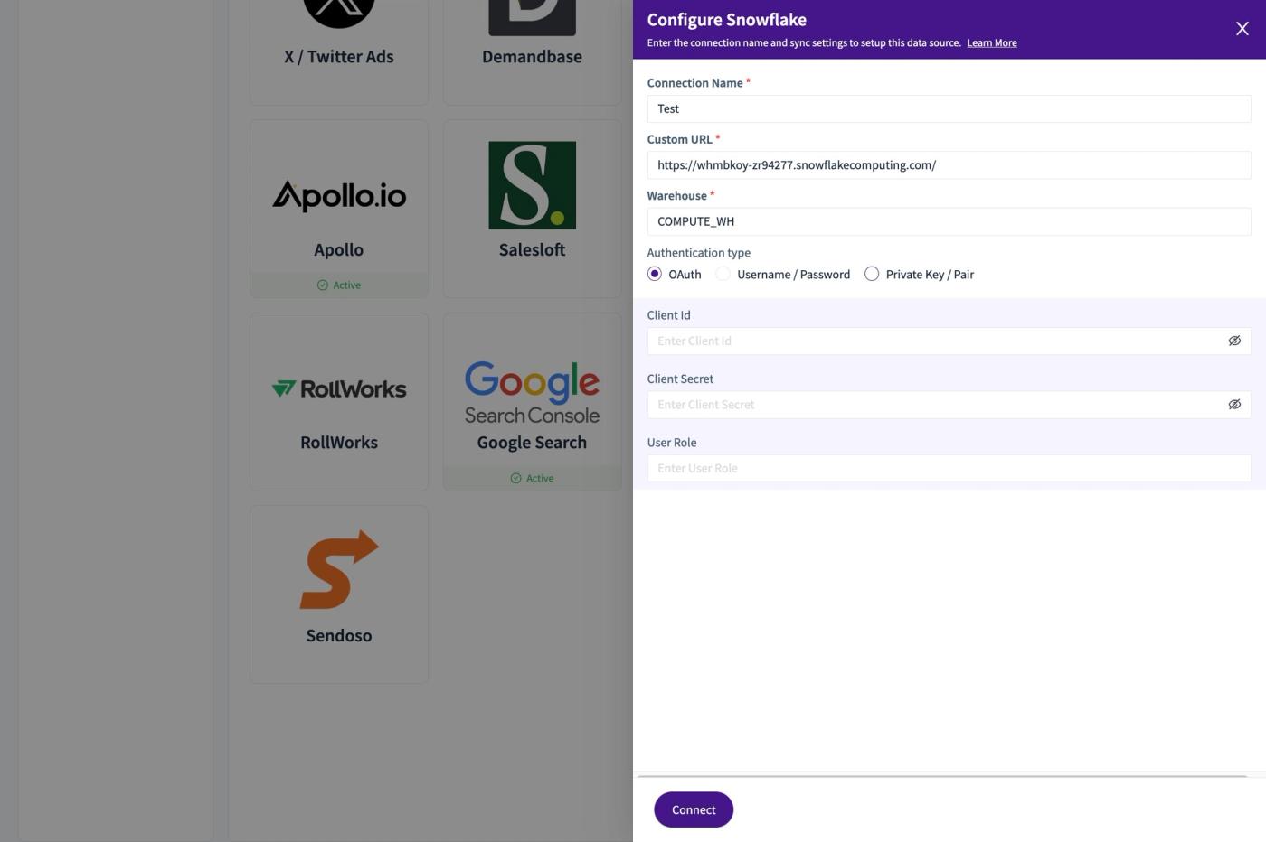 Revsure Snowflake Integration Implementation Guide : RSA Private Key Auth (figure 8)
