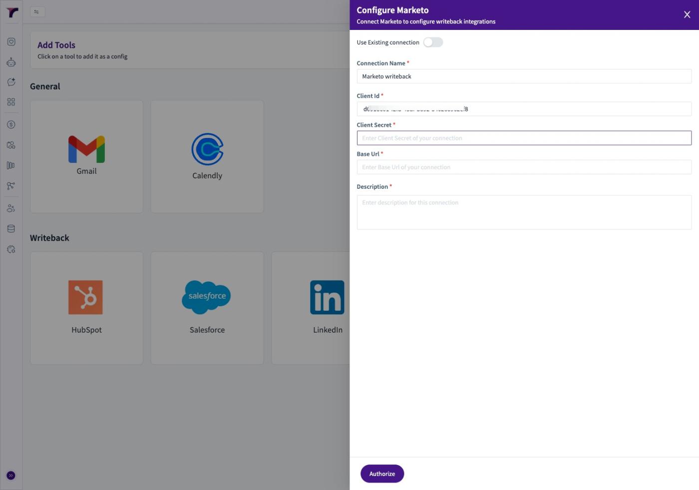 Configure Marketo Integration for Agent Writeback (figure 44)