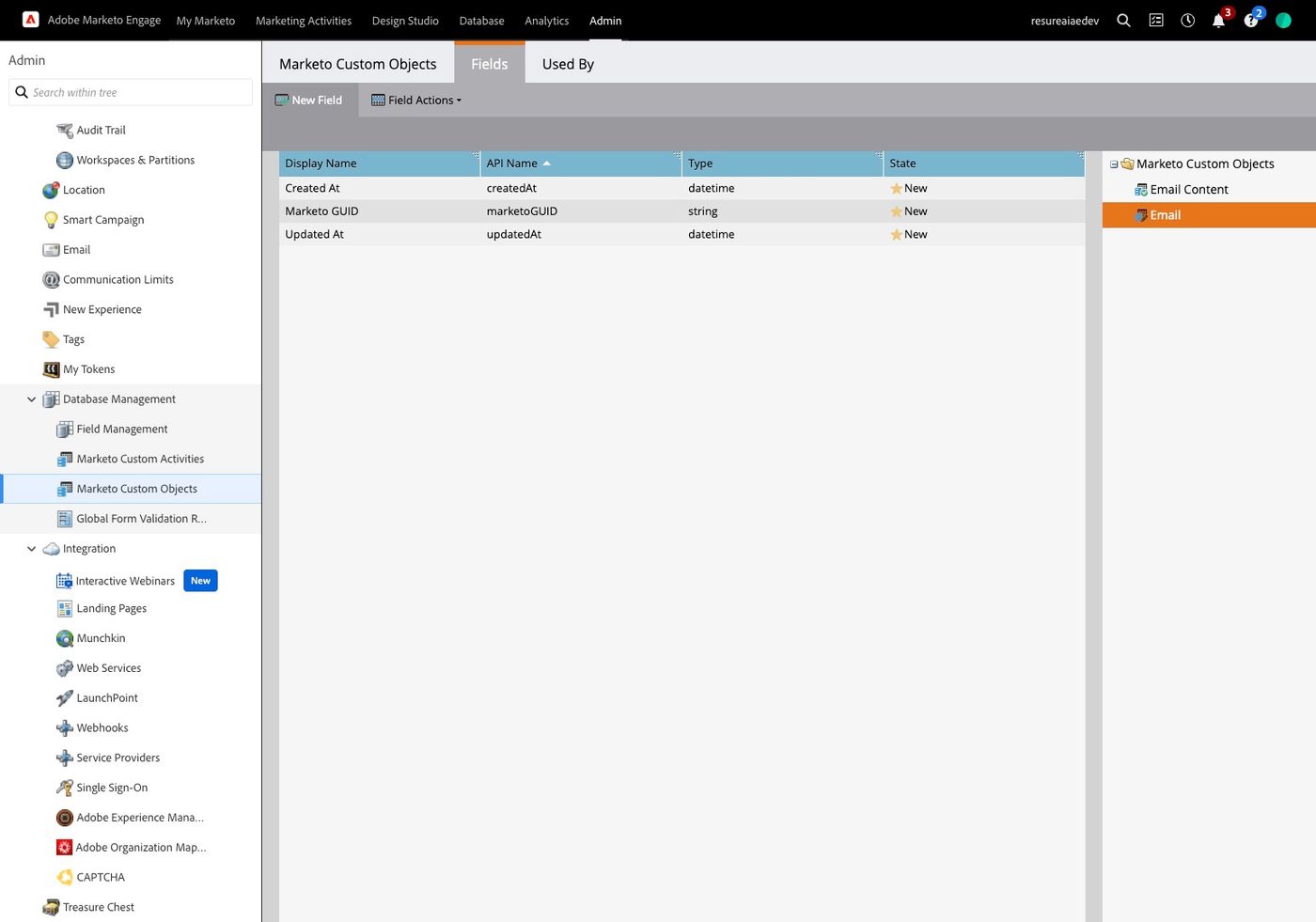 Configure Marketo Integration for Agent Writeback (figure 56)