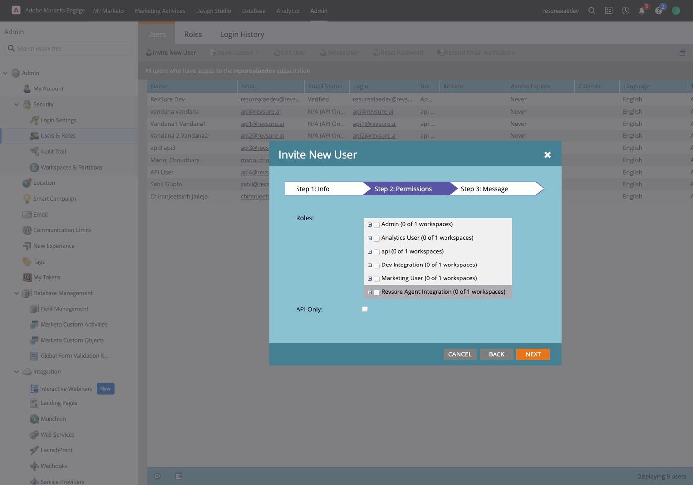 Configure Marketo Integration for Agent Writeback (figure 24)
