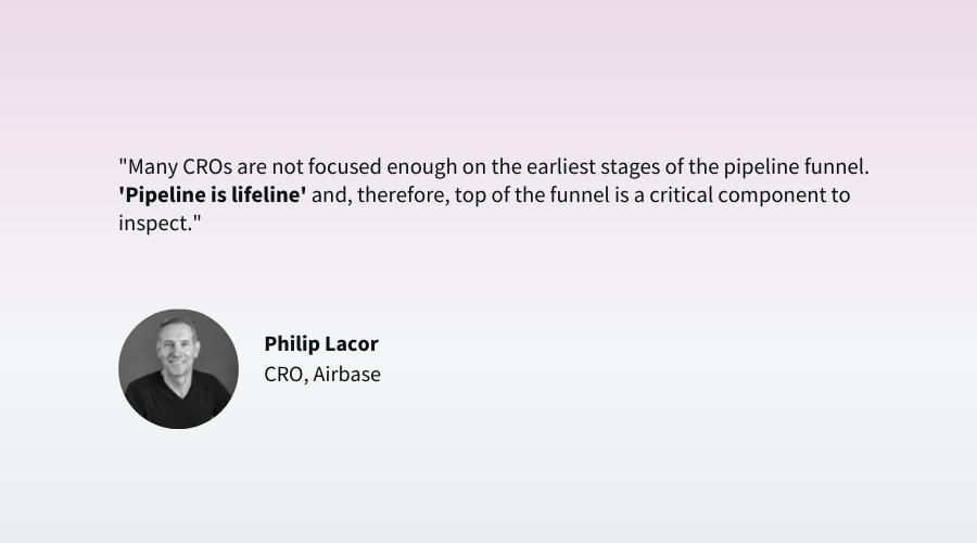 Quote from Philip Lacor, CRO of Airbase, with headshot.