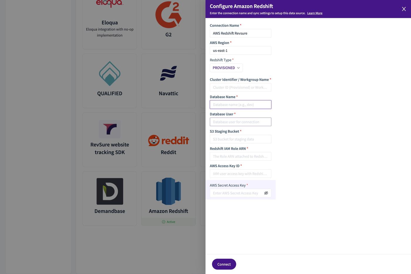Revsure Redshift Integration Implementation Guide (figure 11)
