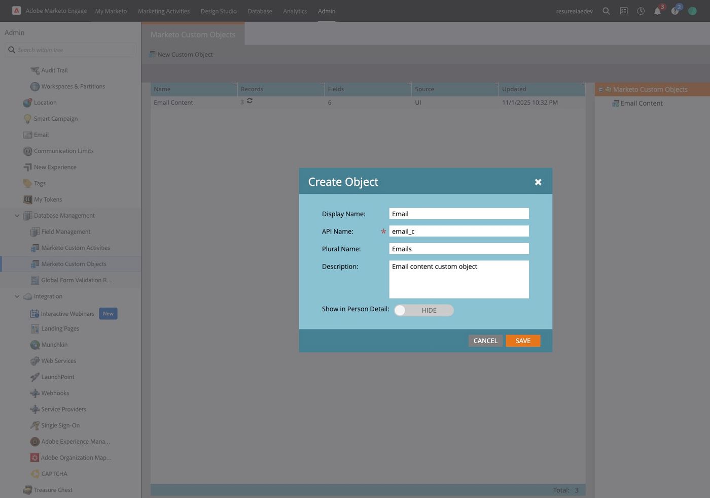Configure Marketo Integration for Agent Writeback (figure 53)