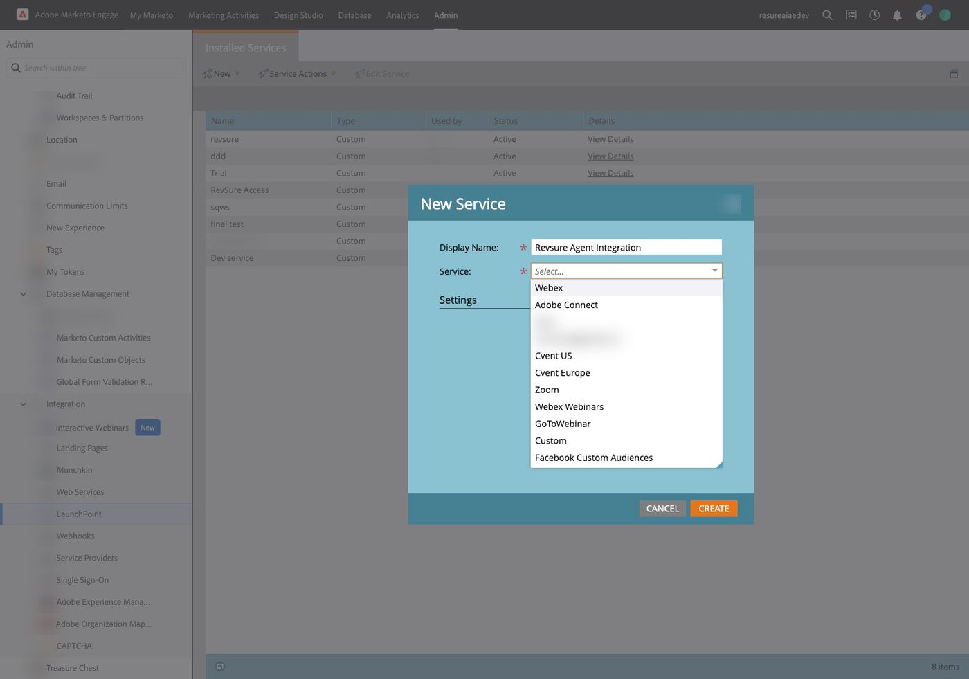 Configure Marketo Integration for Agent Writeback (figure 32)