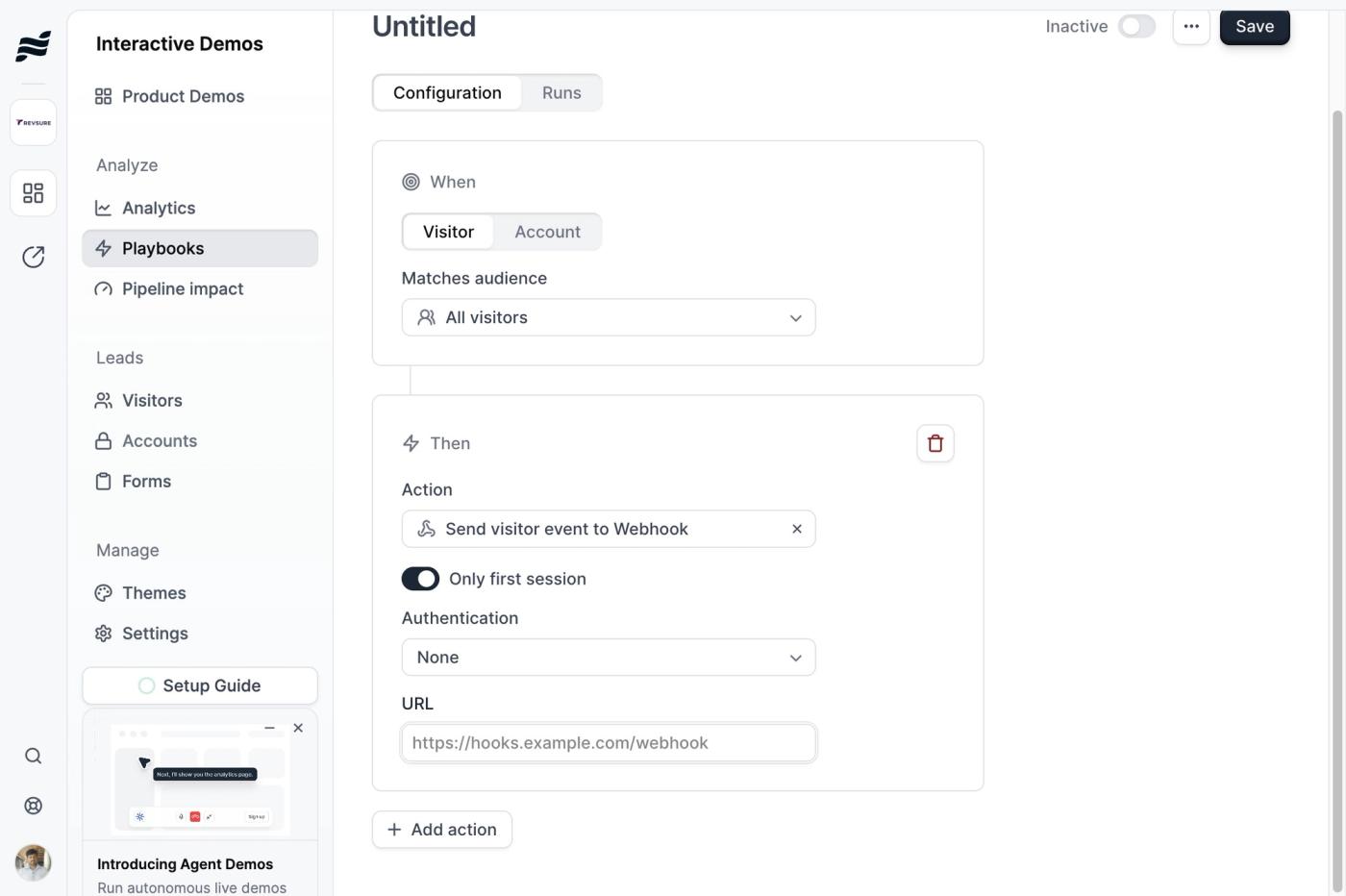 RevSure Navattic Integration Implementation Guide (figure 17)