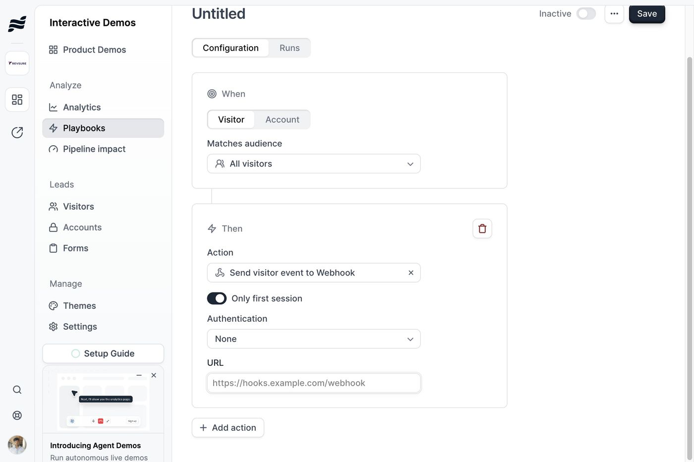 RevSure Navattic Integration Implementation Guide (figure 17)