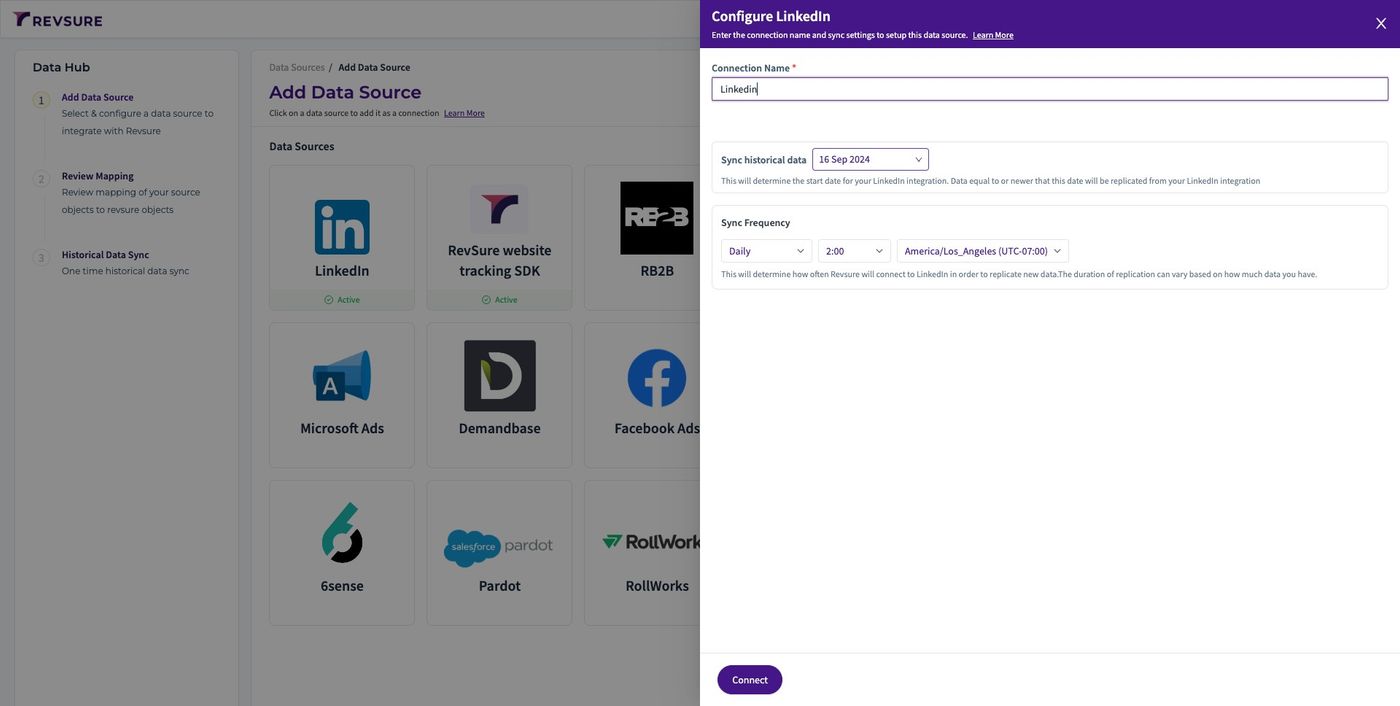 RevSure Linkedin Integration Implementation Guide (figure 3)