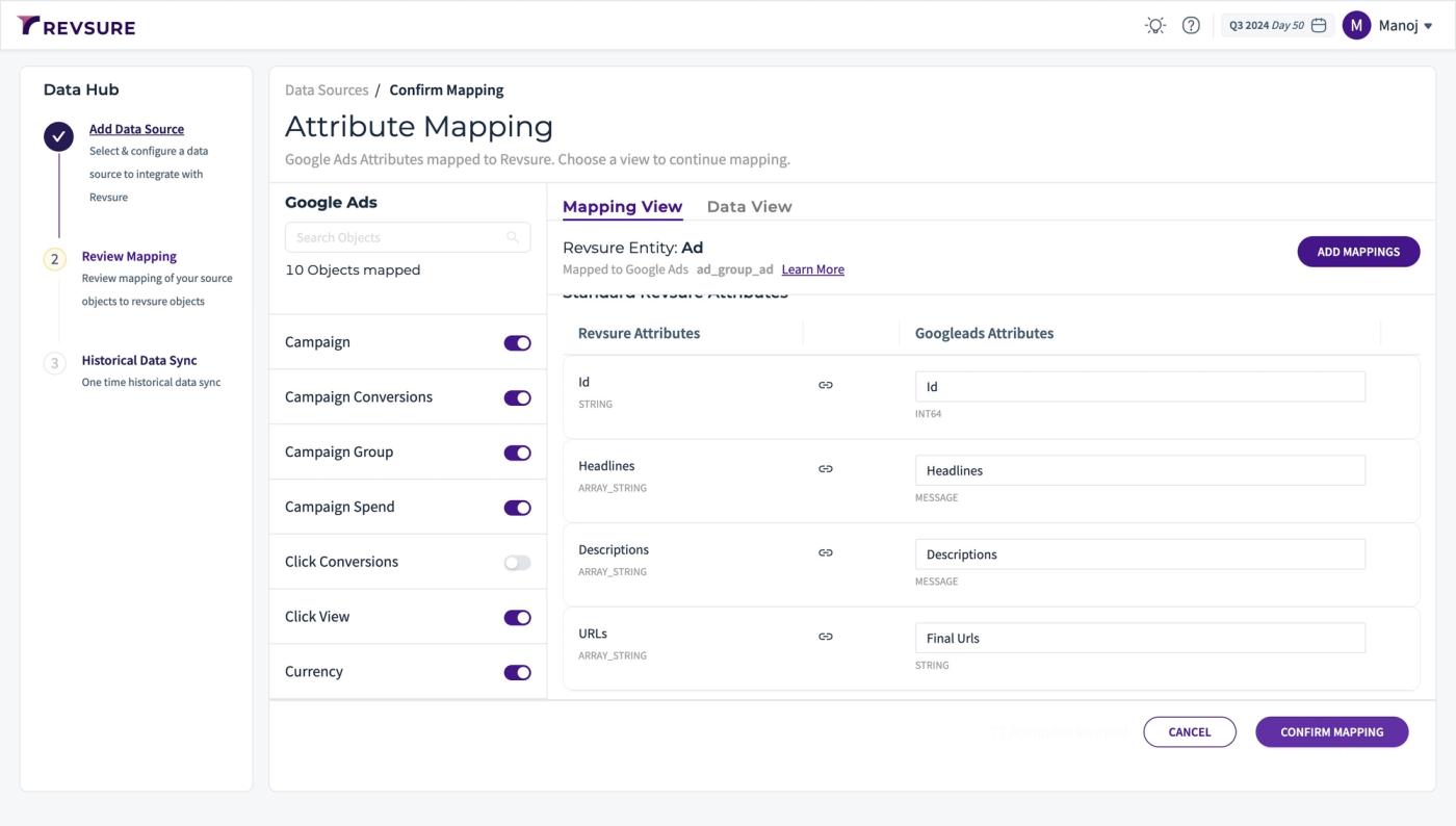 RevSure Google Ads Integration Implementation Guide (figure 11)