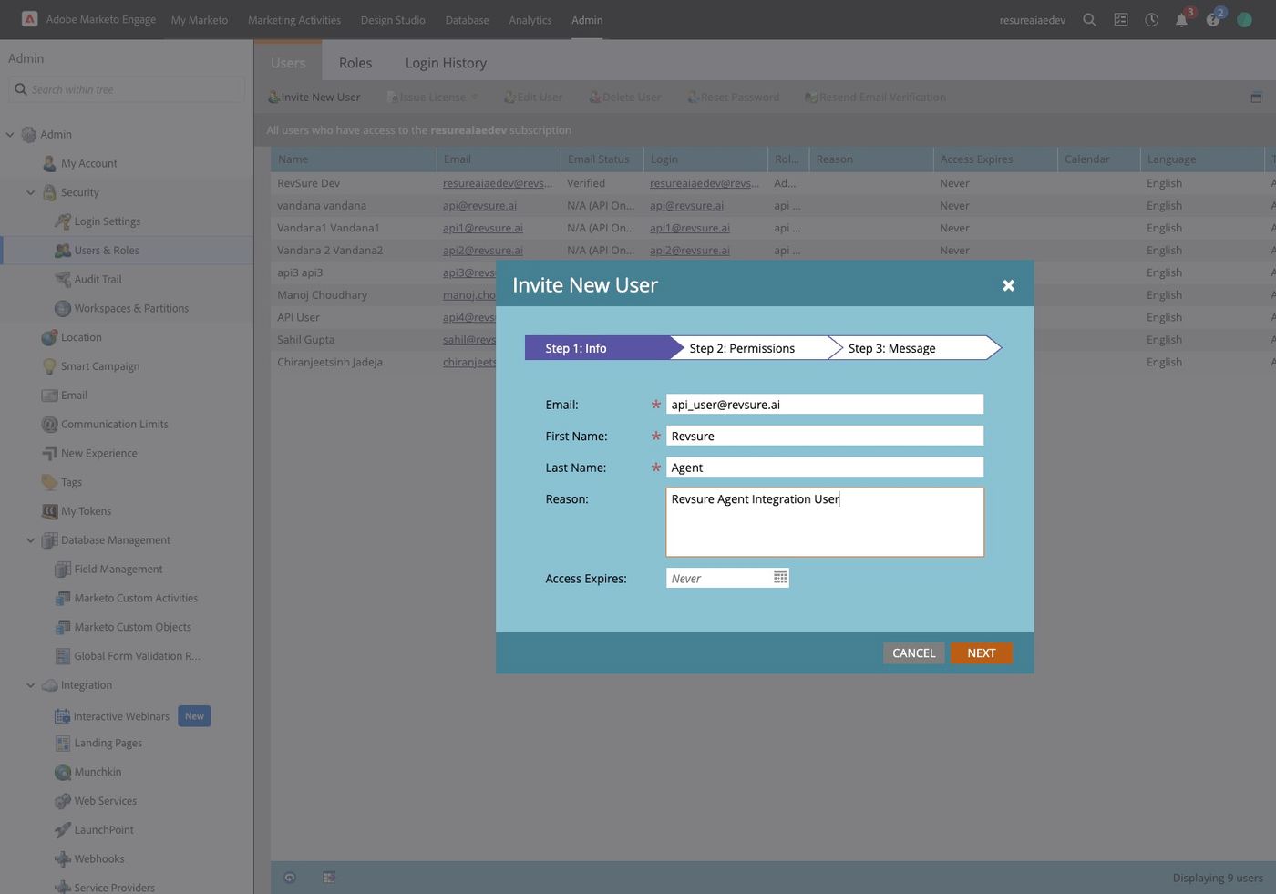 Configure Marketo Integration for Agent Writeback (figure 25)