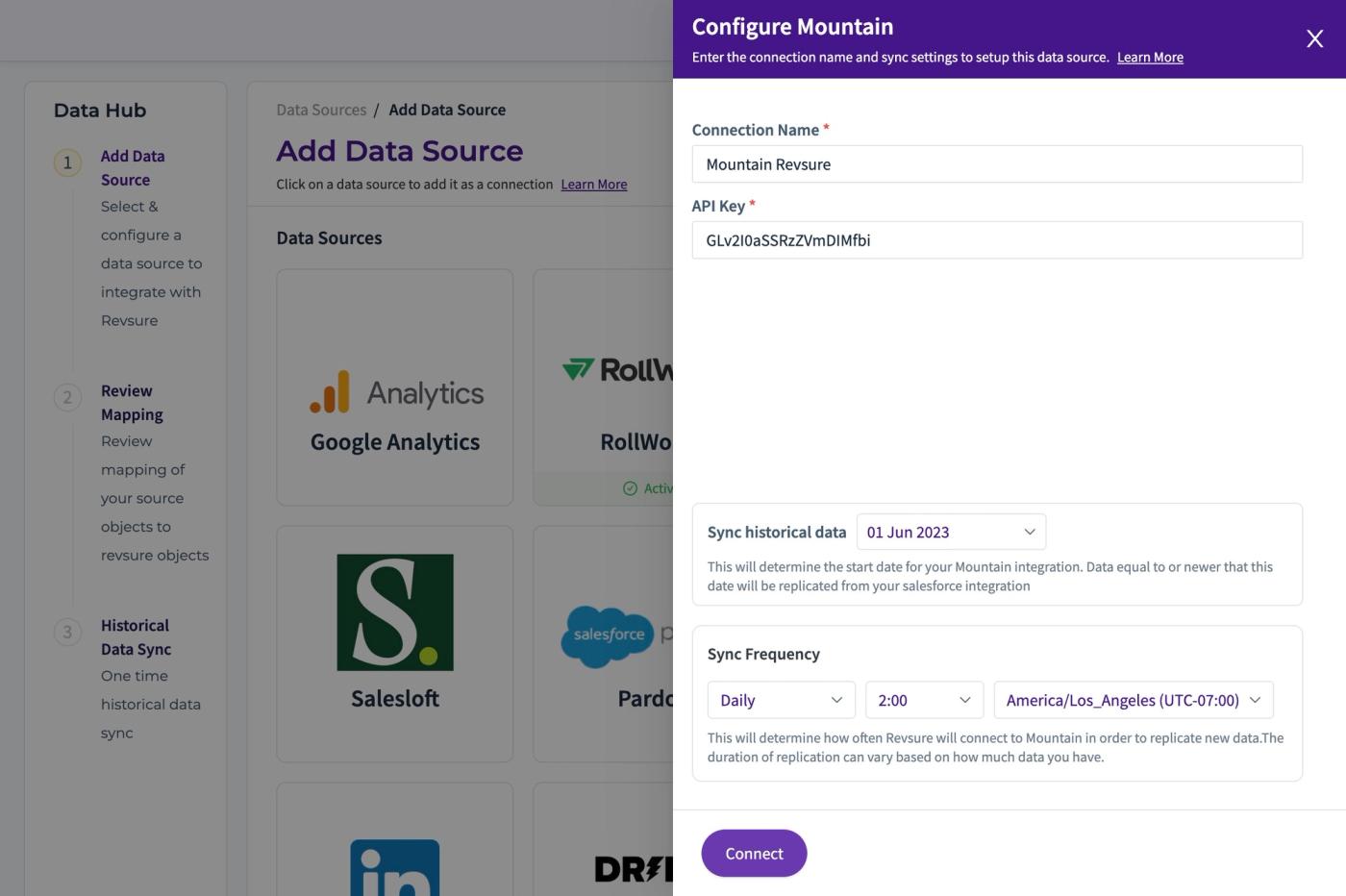 RevSure Mountain Integration Implementation Guide (figure 13)