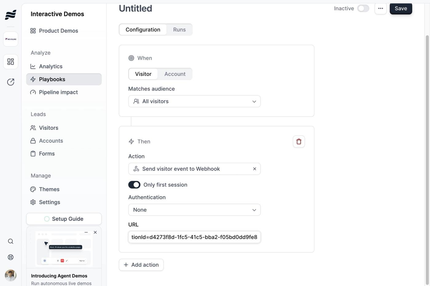 RevSure Navattic Integration Implementation Guide (figure 18)