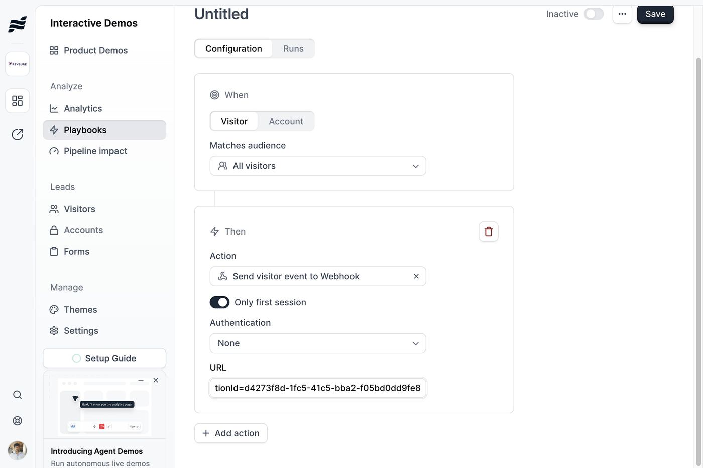 RevSure Navattic Integration Implementation Guide (figure 18)