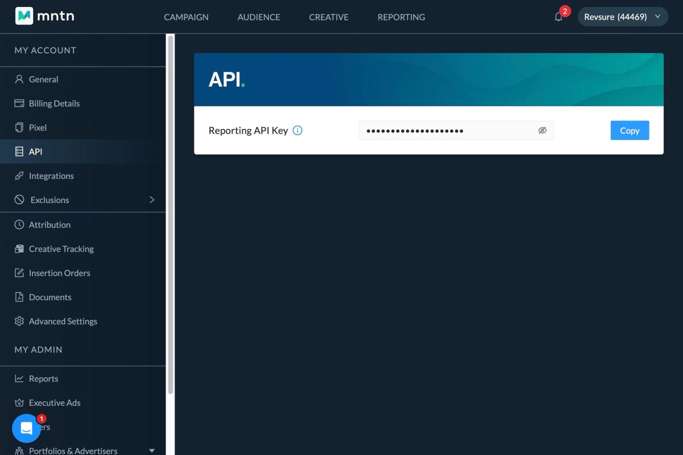 RevSure Mountain Integration Implementation Guide (figure 10)