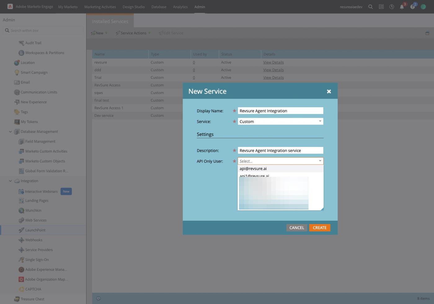 Configure Marketo Integration for Agent Writeback (figure 38)