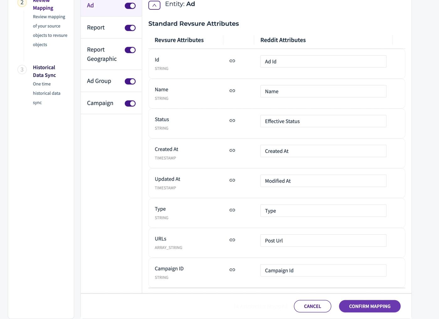 How to Add Reddit Data Source to RevSure (figure 15)