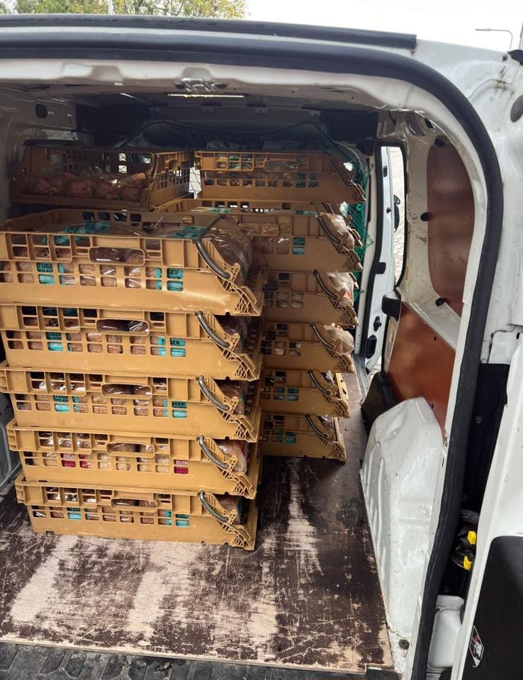 koerier voor brood transport