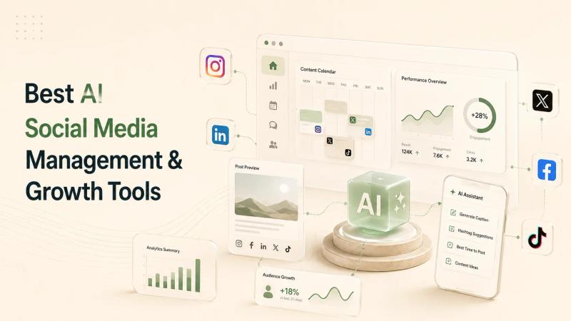 8 Best AI Social Media Management & Growth Tools for 2026