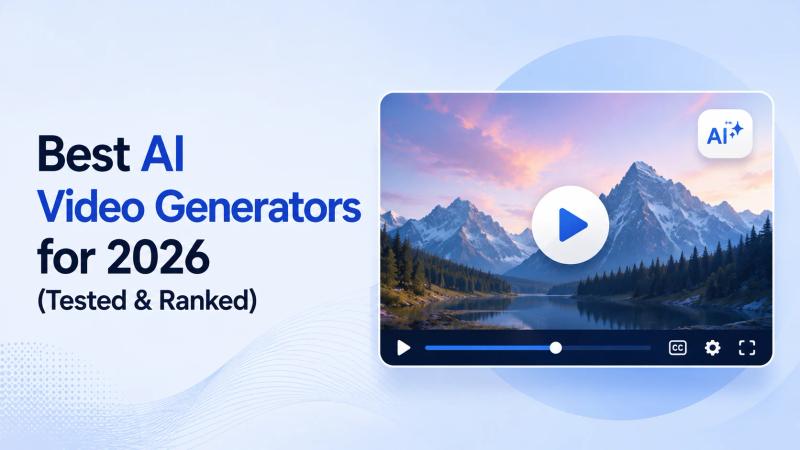 8 Best AI Video Generators for 2026 (Tested & Ranked)
