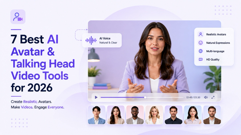 7 Best AI Avatar & Talking Head Video Tools for 2026