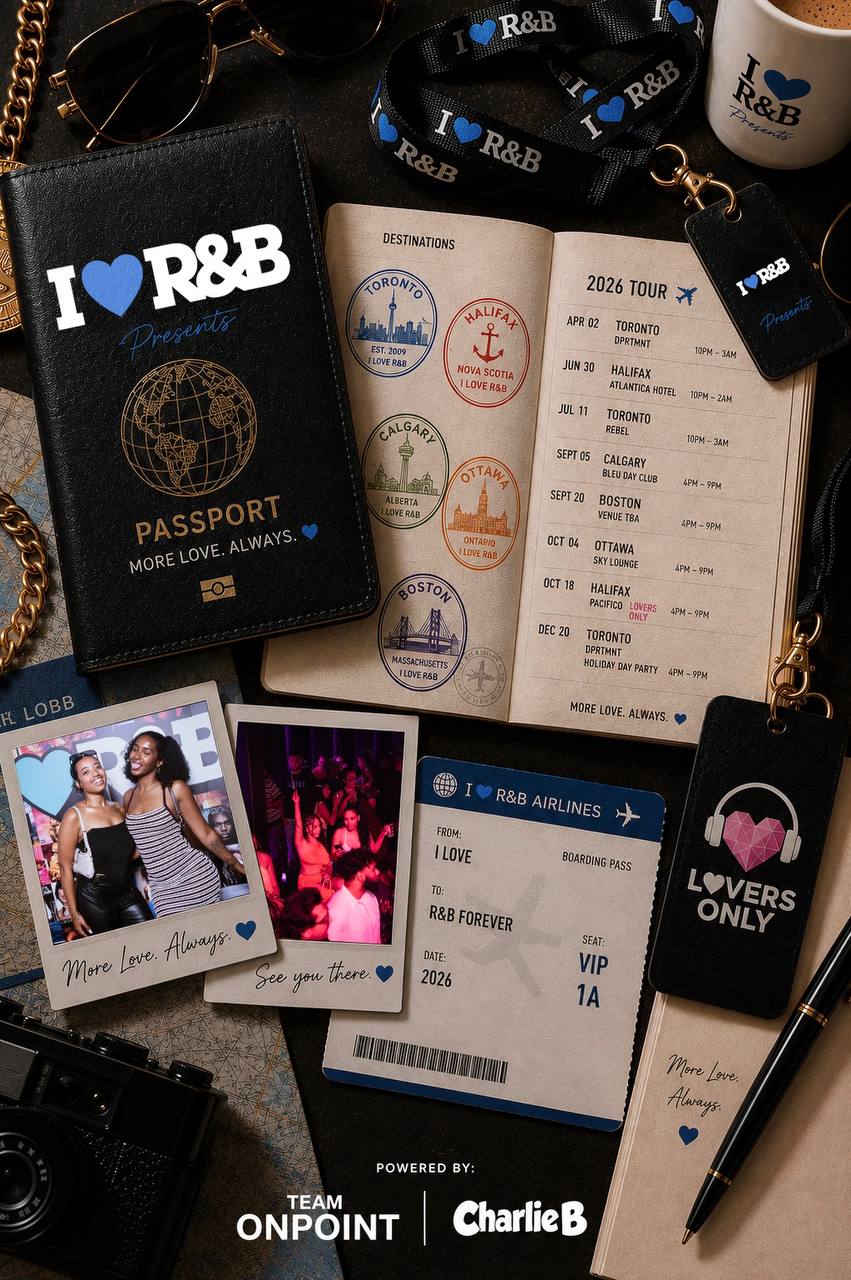 I LOVE R&B 2026 tour flyer