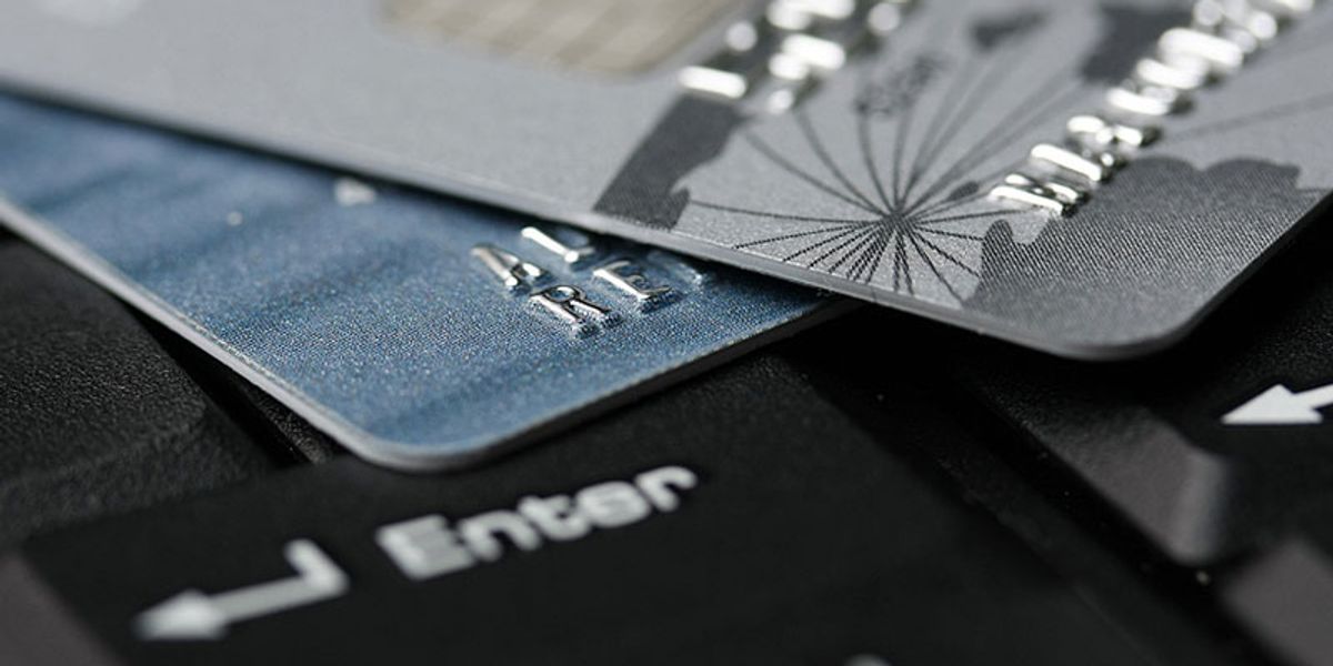 A pile of payment cards