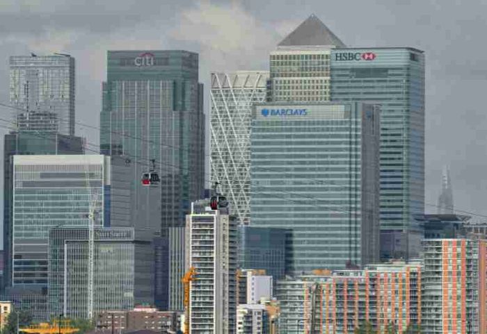Skyline of the city of London