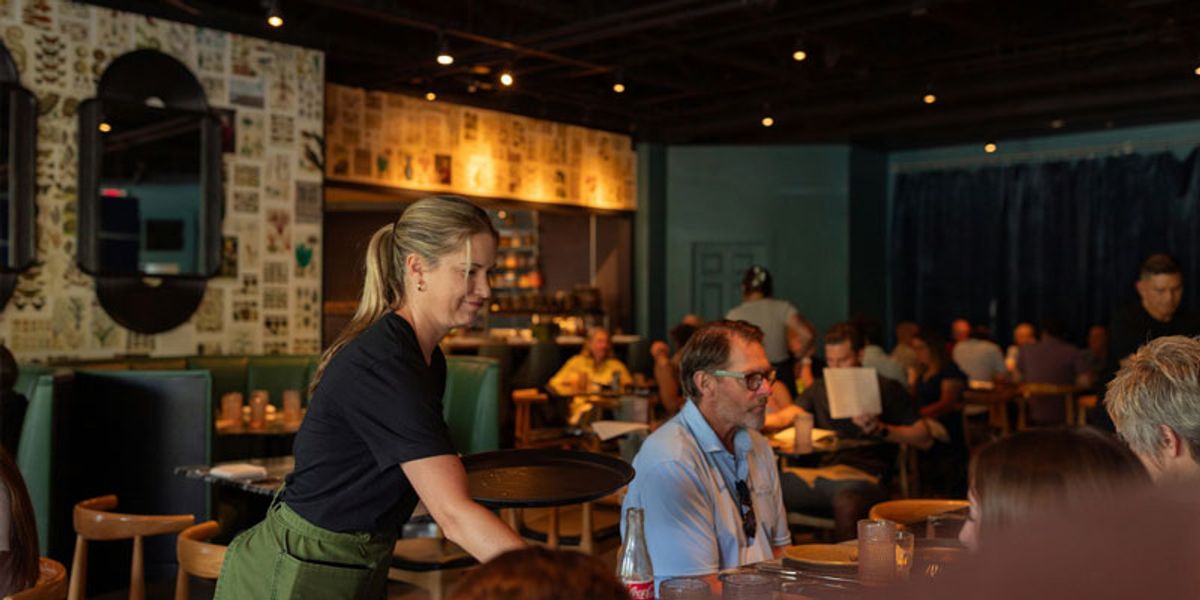 People in a restaurant or bar setting