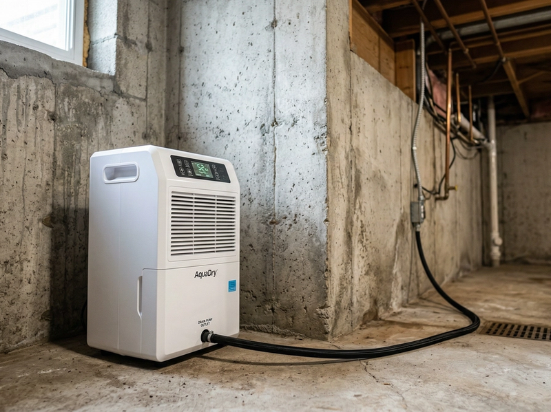GE 50-Pint Dehumidifier with Pump (APER50LZ or similar)