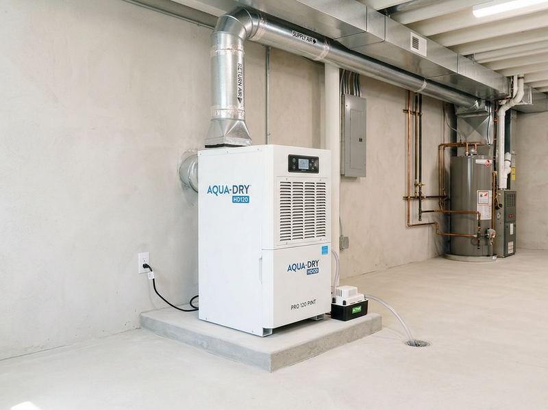 AprilAire E100 Pro Whole-House Dehumidifier