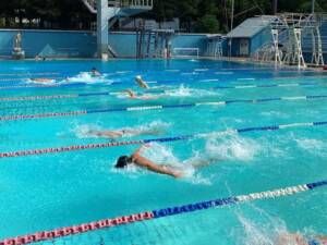 swimming