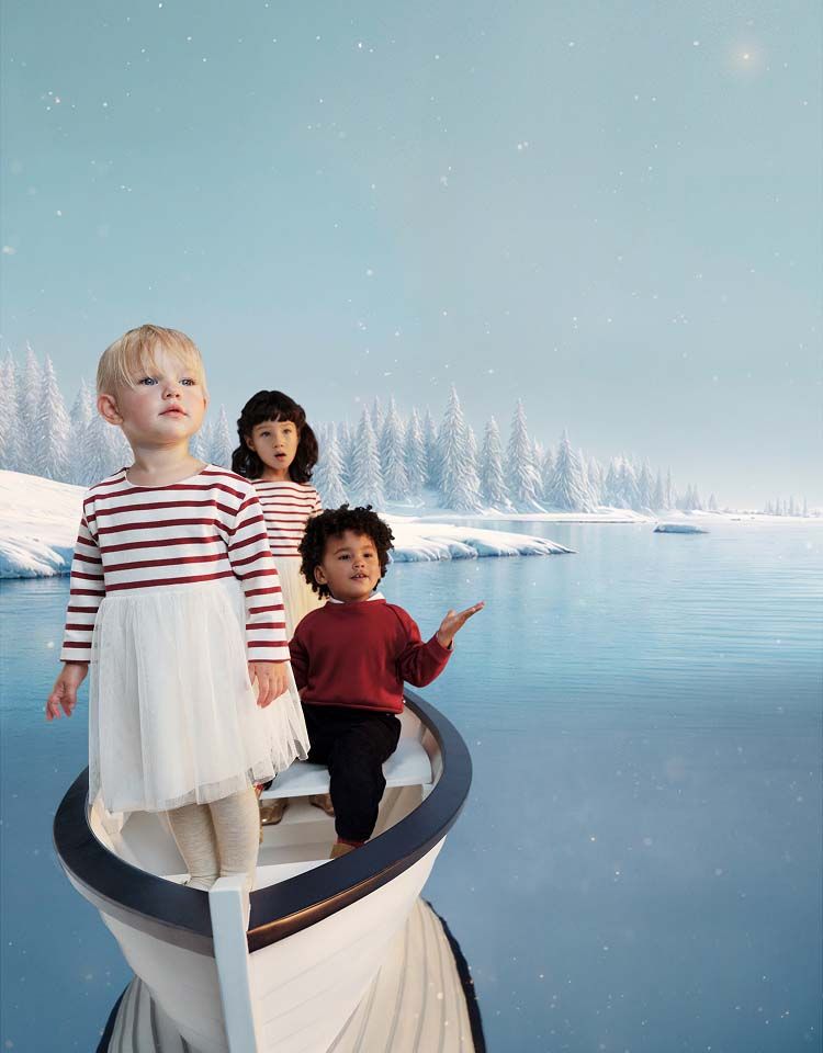 プチバトー　カバーオール ネイビー 12ヶ月 カバーオール｜ベビー服・子供服通販のPETTIT BATEAU【公式】