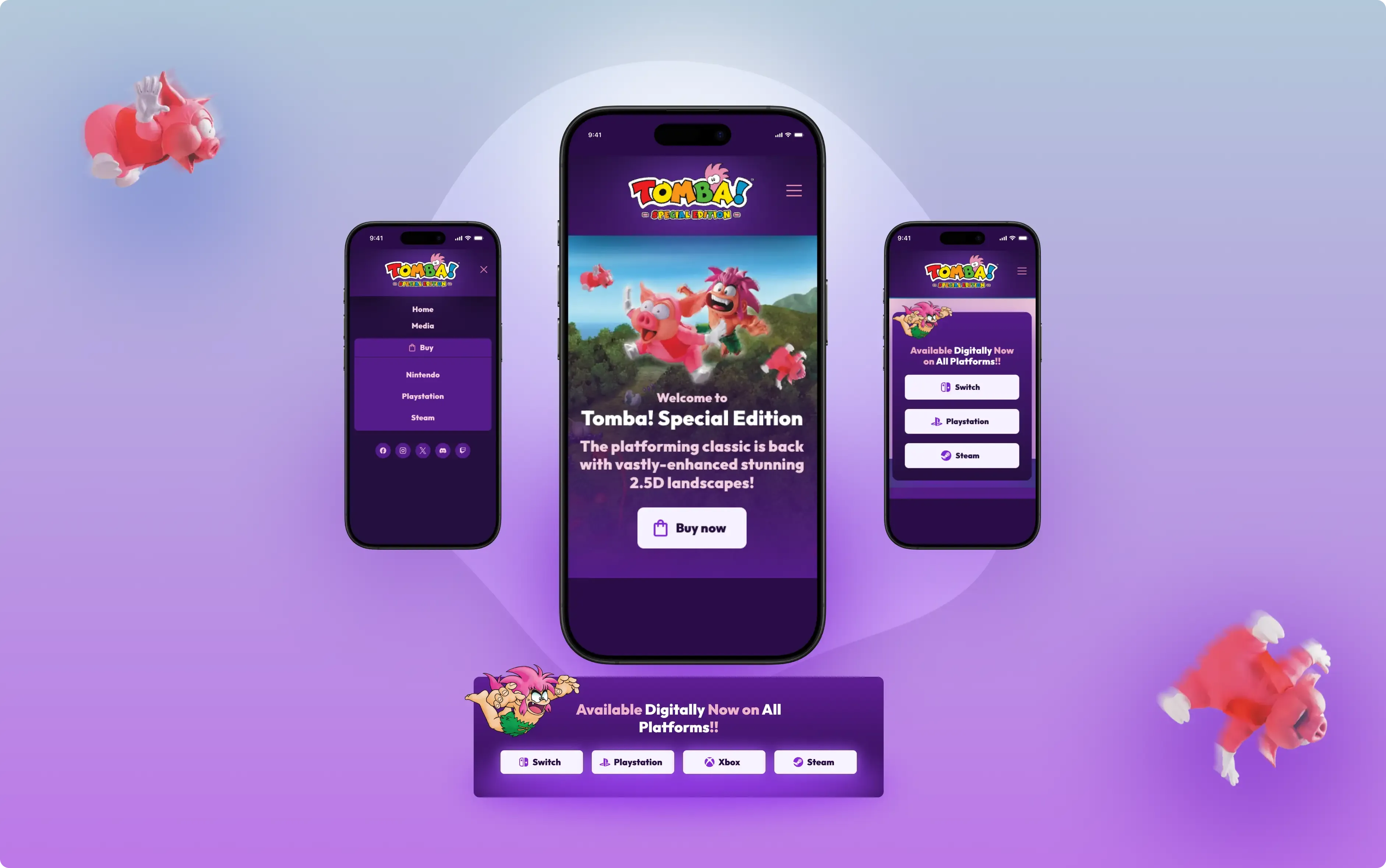 CTA for Tomba website